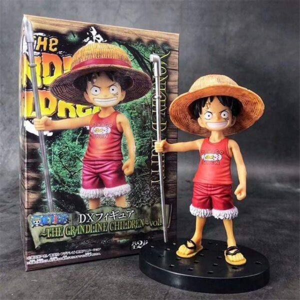 Déguisement Luffy One Piece Enfant - Veste, Pantalon, Chapeau, T-shirt, Ceinture - Taille 7-9 Ans - 4
